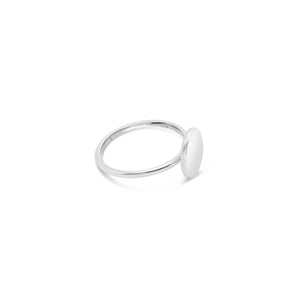 Ichu Circle Shape Silver Ring - CP3803C | Ice Jewellery Australia