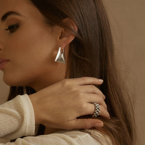 Zahar Silver Earrings