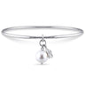 Julianna B Cultured Freshwater Pearl Bangle in Sterling Silver - 75000002070 | Ice Jewellery Australia