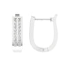 Ice Jewellery Diamond Huggie Earrings with 0.50ct Diamonds in 9K White Gold - D9WHUG50GH | Ice Jewellery Australia