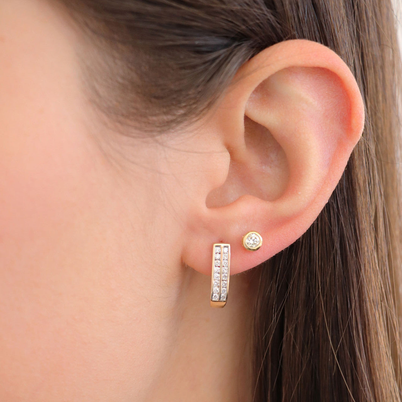 Diamond Earrings - Diamond Stud Earrings