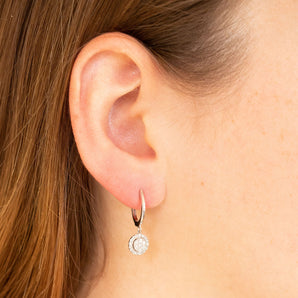 Ice Jewellery Diamond Fashion Earrings with 0.33ct Diamonds in 9K White Gold | Ice Jewellery Australia