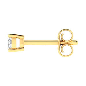 Ice Jewellery Diamond Stud Earrings with 0.25ct Diamonds in 9K Yellow Gold - E-17267-025-Y | Ice Jewellery Australia