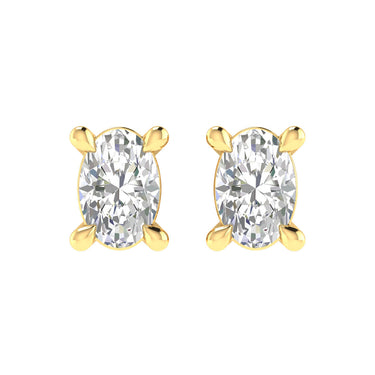 Ice Jewellery Diamond Stud Earrings with 0.25ct Diamonds in 9K Yellow Gold - E-17267-025-Y | Ice Jewellery Australia