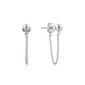 Ania Haie Modern Chain Stud Earrings - E002-06H | Ice Jewellery Australia