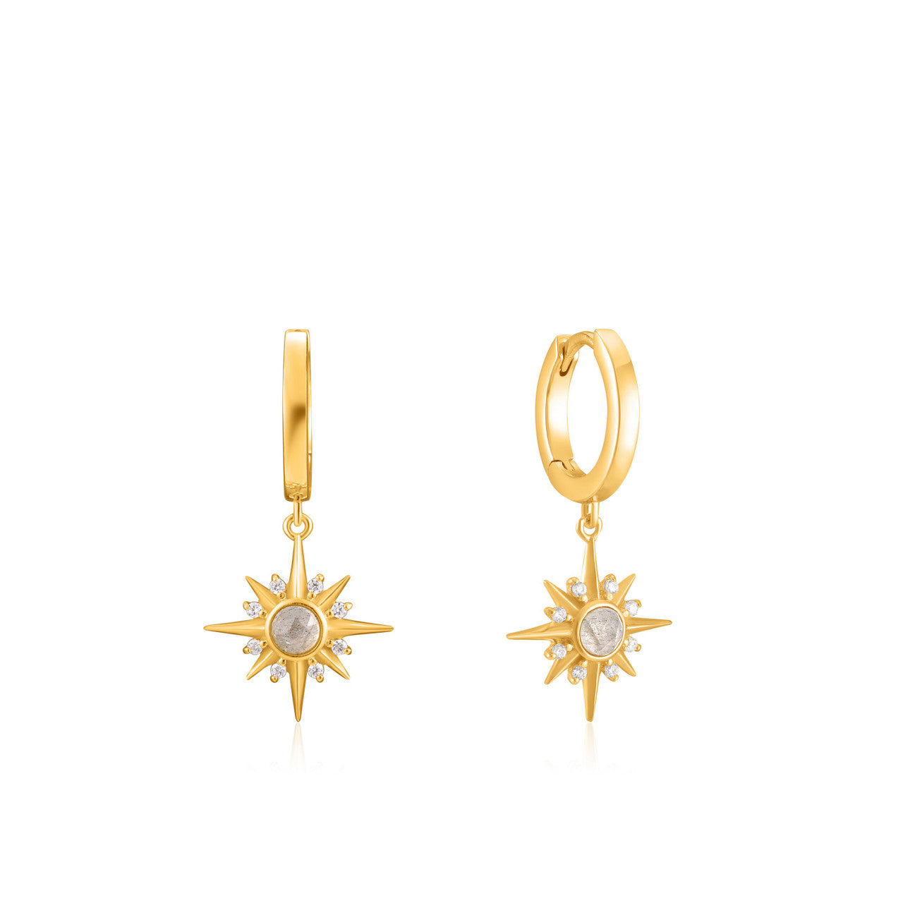 Ania Haie Midnight Star Huggie Hoop Earrings | Ice Jewellery Australia