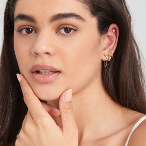 Ania Haie Gold Pearl Earrings