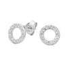 Georgini Baby Circle Cubic Zirconia Stud Earring - IE248 | Ice Jewellery Australia