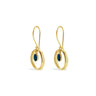 Ichu Halo'D Opal Earrings Gold - OP4807G | Ice Jewellery Australia