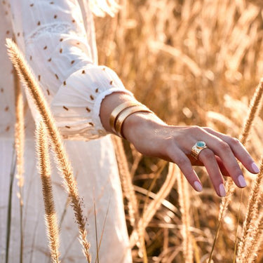 Bianc Suzannah Yellow Gold Ring - B50019 | Ice Jewellery Australia