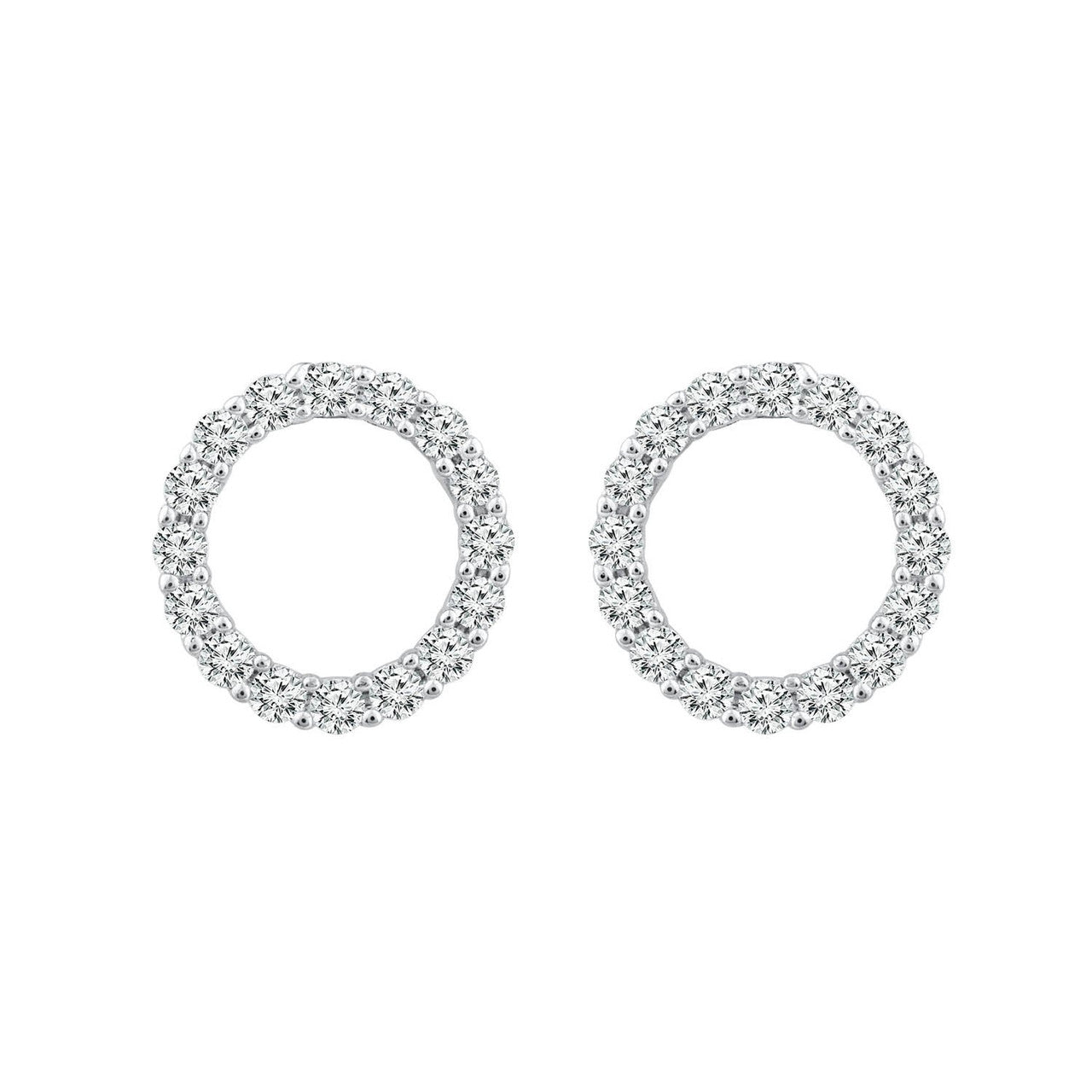 Ice Jewellery Diamond Fashion Earrings with 0.20ct Diamonds in 9K White Gold - EF-5954-W | Ice Jewellery Australia