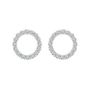 Ice Jewellery Diamond Fashion Earrings with 0.20ct Diamonds in 9K White Gold - EF-5954-W | Ice Jewellery Australia