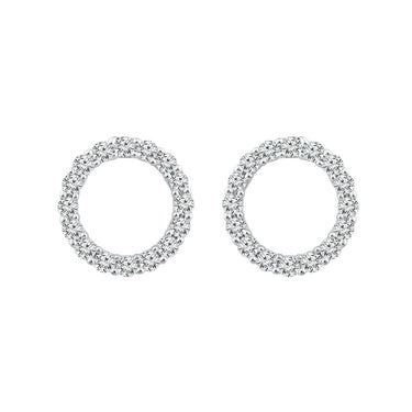 Ice Jewellery Diamond Fashion Earrings with 0.20ct Diamonds in 9K White Gold - EF-5954-W | Ice Jewellery Australia