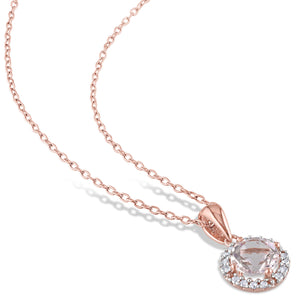 Morganite Necklace - Ice Jewellery Australia