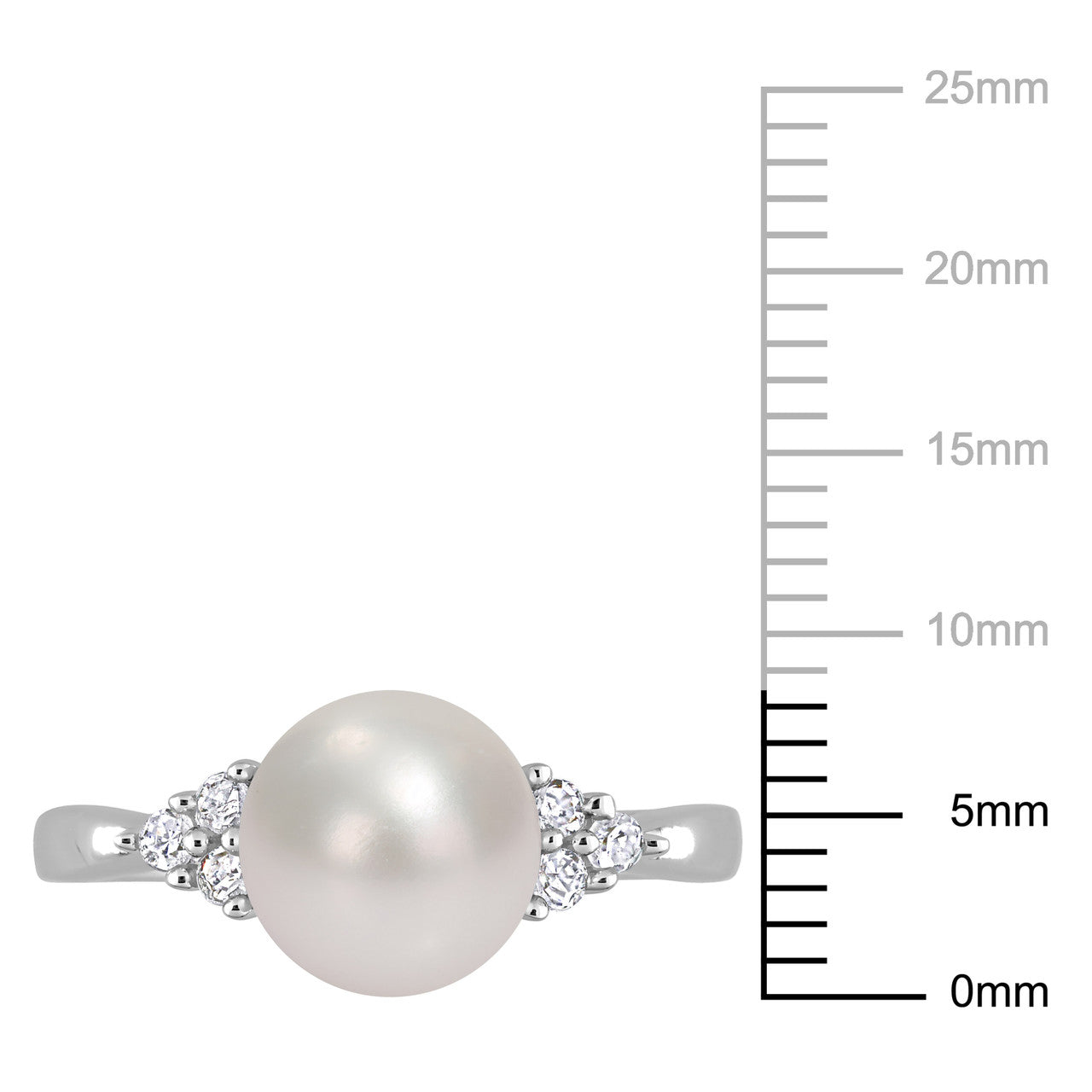 White pearl store ring price