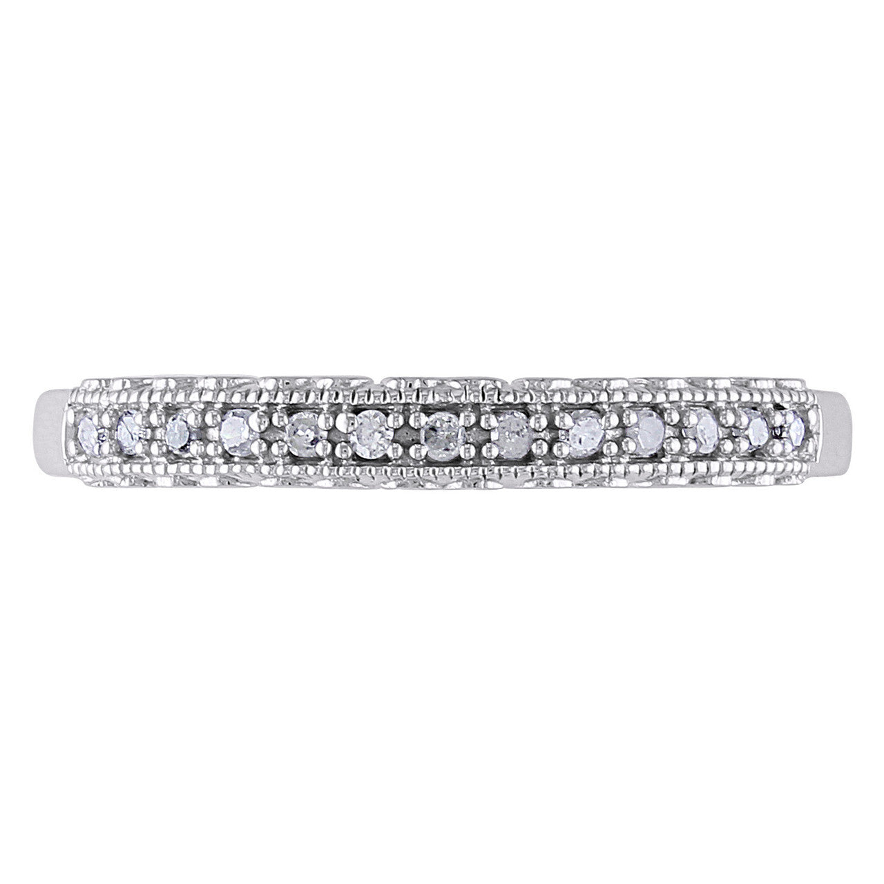 Ice Jewellery 0.08 Carat Diamond Ring in 10K White Gold - 7500081561 | Ice Jewellery Australia