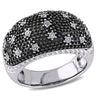 Ice Jewellery 3/8 Carat Diamond Sterling Silver Ring with Black Rhodium - 7500700195 | Ice Jewellery Australia