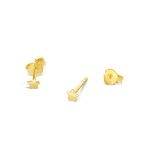 Ichu Starlight Studs Gold - TP4107G | Ice Jewellery Australia