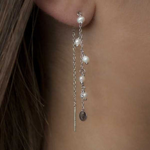 Bianc Freshwater Pearl & Disc Thread Chain - 10100393 | Ice Jewellery Australia