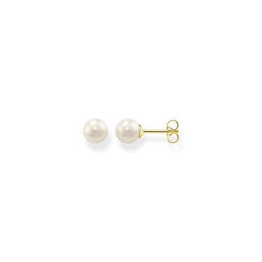 THOMAS SABO Ear Studs Pearl Gold -  H1430-430-14 | Ice Jewellery Australia