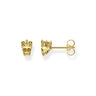 THOMAS SABO Skull Gold Ear Studs -  H2163-413-39 | Ice Jewellery Australia