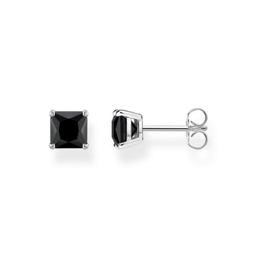 THOMAS SABO Ear Studs Black Stone Silver -  H2174-024-11 | Ice Jewellery Australia