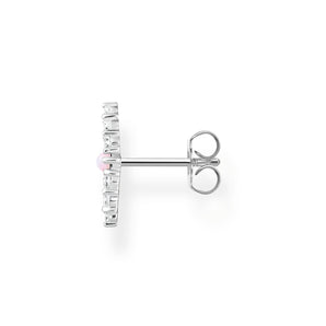 THOMAS SABO Single Ear Stud Pink Stone Silver -  H2182-166-7 | Ice Jewellery Australia