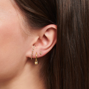 THOMAS SABO Single Ear Stud Flash Gold - H2217-414-14 | Ice Jewellery Australia