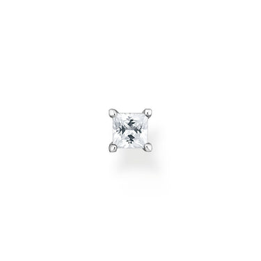 THOMAS SABO Single Ear Stud White Stone Silver - TH2233CZ | Ice Jewellery Australia