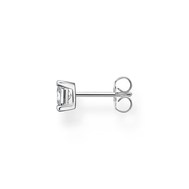 THOMAS SABO Single Ear Stud White Stone Silver - TH2233CZ | Ice Jewellery Australia