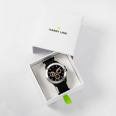 Harry Lime Black/Silver Smart Watch - HA07-2001 | Ice Jewellery Australia
