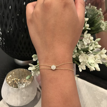 Georgini Mini Mosaic Gold Bracelet - IB176G | Ice Jewellery Australia