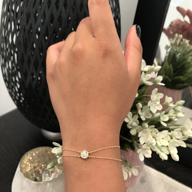 Georgini Mini Mosaic Gold Bracelet - IB176G | Ice Jewellery Australia