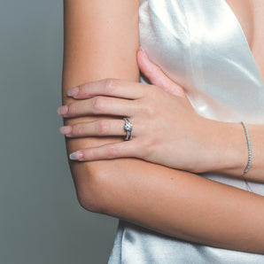 Georgini Iconic Bridal Francesca Ring Silver -  IR488W | Ice Jewellery Australia