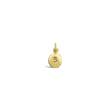 Ichu Letter Pendants Gold | Ice Jewellery Australia