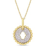 Ice Jewellery 1/5 CT Diamond TW Fashion Pendant With Chain 10k Yellow Gold GH I1;I2 - 75000004230 | Ice Jewellery Australia