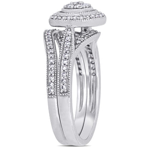 Ice Jewellery 2/5 CT Diamond TW Fashion Ring in 10k White Gold - 75000004445 | Ice Jewellery Australia