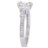 Ice Jewellery 7/8 CT Oval and Round Diamonds TW Fashion Ring 14k White Gold GH I1 - 75000004564 | Ice Jewellery Australia
