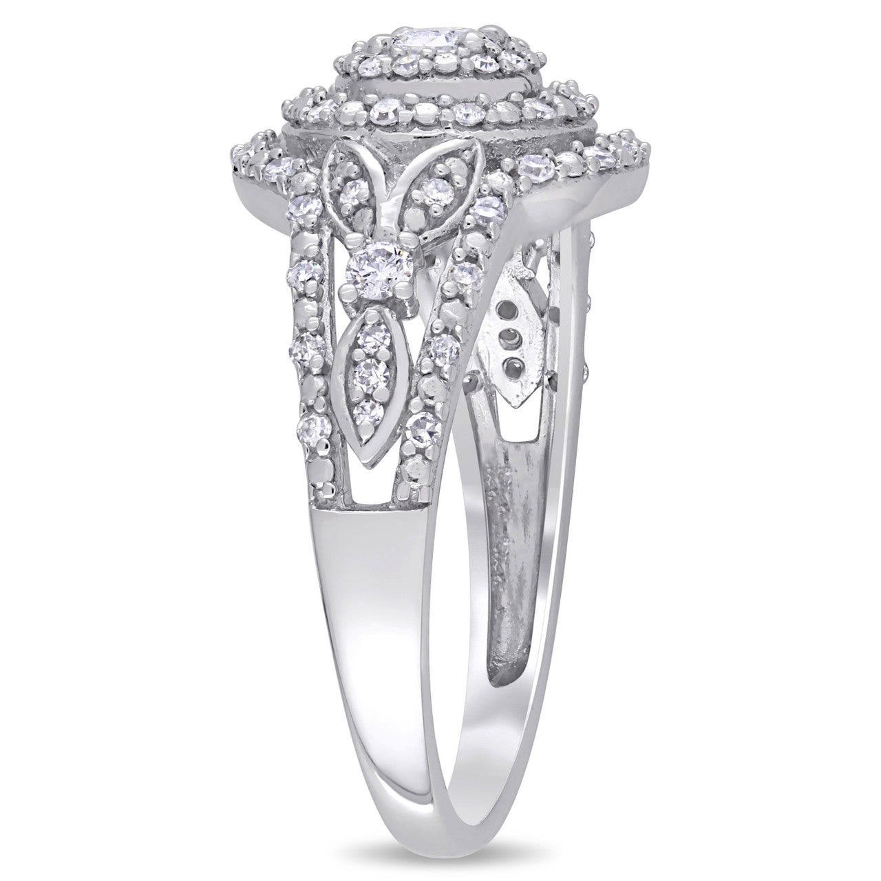 Ice Jewellery 1/2 CT Diamond TW Fashion Ring 10k White Gold GH I2;I3 - 75000004581 | Ice Jewellery Australia