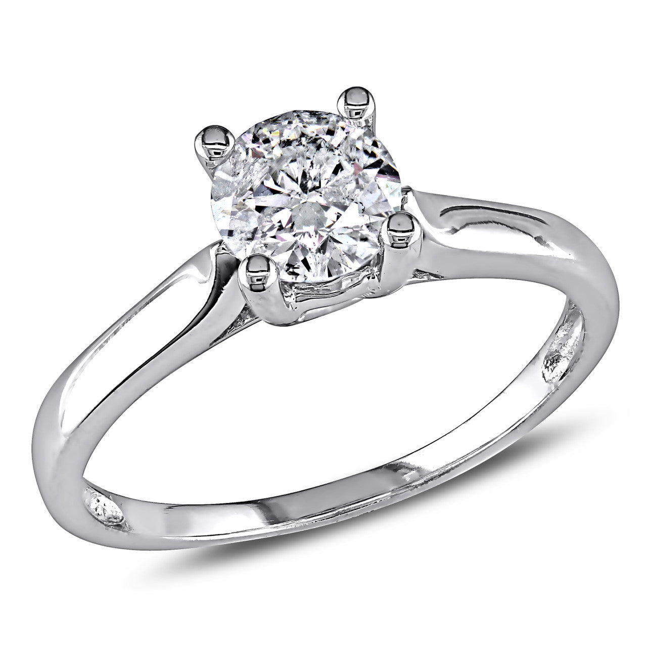 Ice Jewellery 3/4 CT Diamond TW Solitaire Ring 14k White Gold GH I2;I3 - 75000004576 | Ice Jewellery Australia