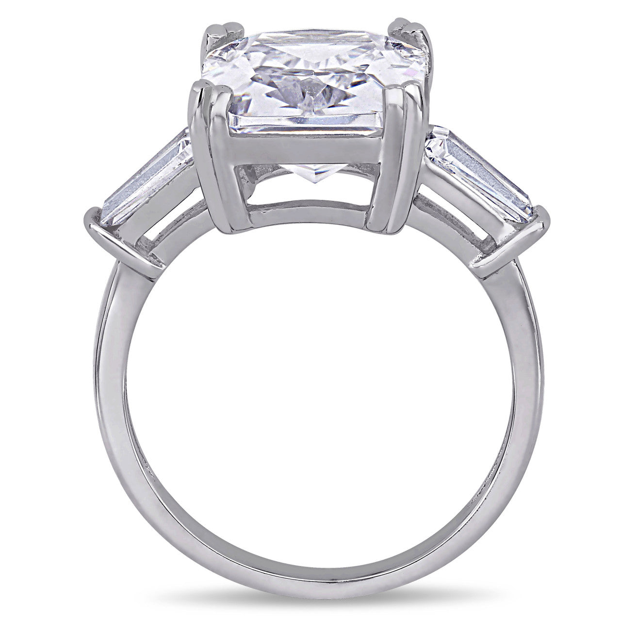 Ice Jewellery 11ct Cubic Zirconia Cocktail Ring in Sterling Silver - 75000004622 | Ice Jewellery Australia