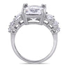 Ice Jewellery 13-1/2ct TGW Cubic Zirconia Cocktail Ring in Sterling Silver - 75000004628 | Ice Jewellery Australia
