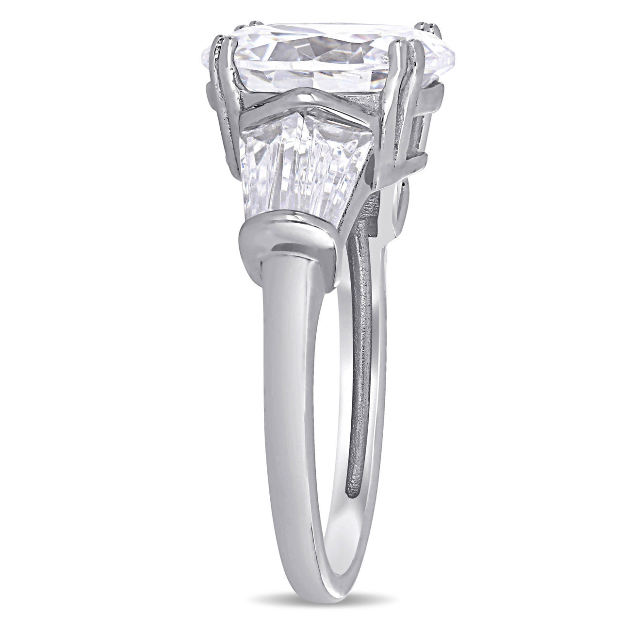 Ice Jewellery 6-1/2ct TGW Cubic Zirconia 3-Stone Ring in Sterling Silver - 75000004629 | Ice Jewellery Australia