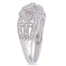 Ice Jewellery 1/4 CT Diamond TW Entwined Ring in Sterling Silver - 75000004990 | Ice Jewellery Australia