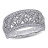 Ice Jewellery 1/2 CT Diamond TW Filigree Ring in 10k White Gold - 75000004999 | Ice Jewellery Australia