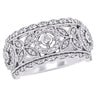 Ice Jewellery 1/2 CT Diamond TW Infinity Ring in 10k White Gold - 75000004997 | Ice Jewellery Australia