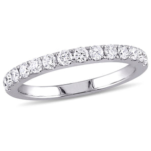 Ice Jewellery 1/2 CT Diamond TW Eternity Ring in 10k White Gold-13 - 75000004977 | Ice Jewellery Australia