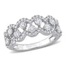 Ice Jewellery 1 CT Diamond Anniversary Ring in 14k White Gold - 75000005697 | Ice Jewellery Australia