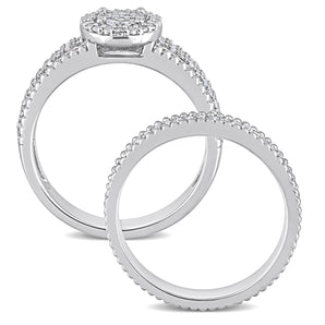 Ice Jewellery 1/3 CT Diamond Engagement Ring in Sterling Silver - 75000005731 | Ice Jewellery Australia