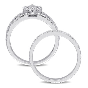 Ice Jewellery 1/3 CT Diamond Engagement Ring in Sterling Silver - 75000005732 | Ice Jewellery Australia